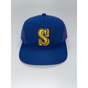 Vintage Seattle Mariners Sports Specialties MLB Mesh Trucker Snapback Hat